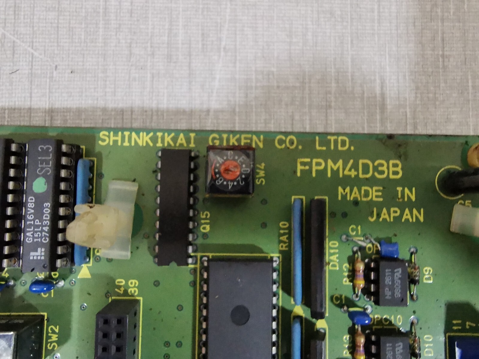 SHINKIKAI GIKEN FPM4D3B SHINKIKAI GIKEN FPM4D3B CONTROL BOARD 4