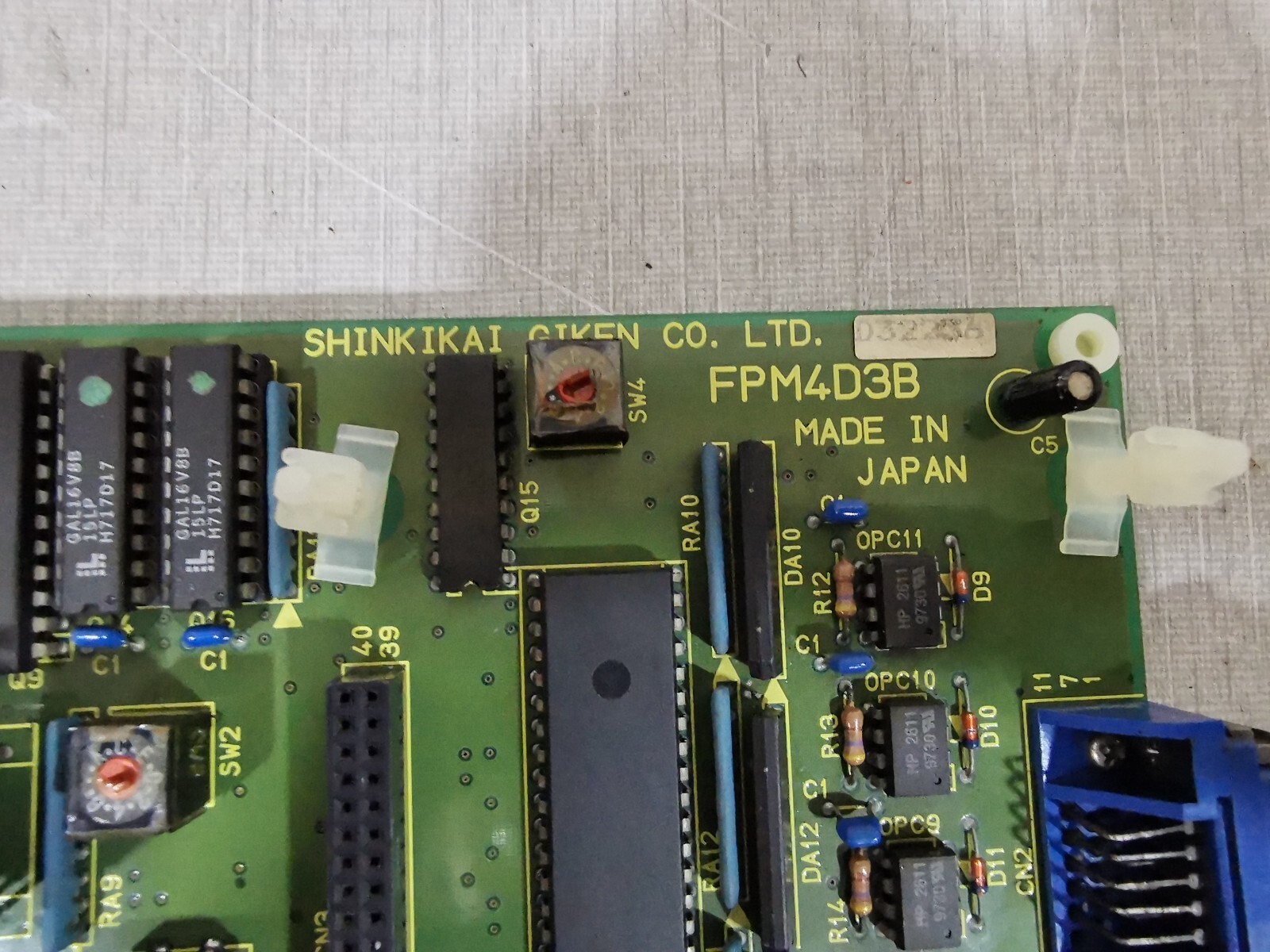 SHINKIKAI GIKEN D32236 SHINKIKAI GIKEN FPM4D3B CONTROL BOARD D32236 4