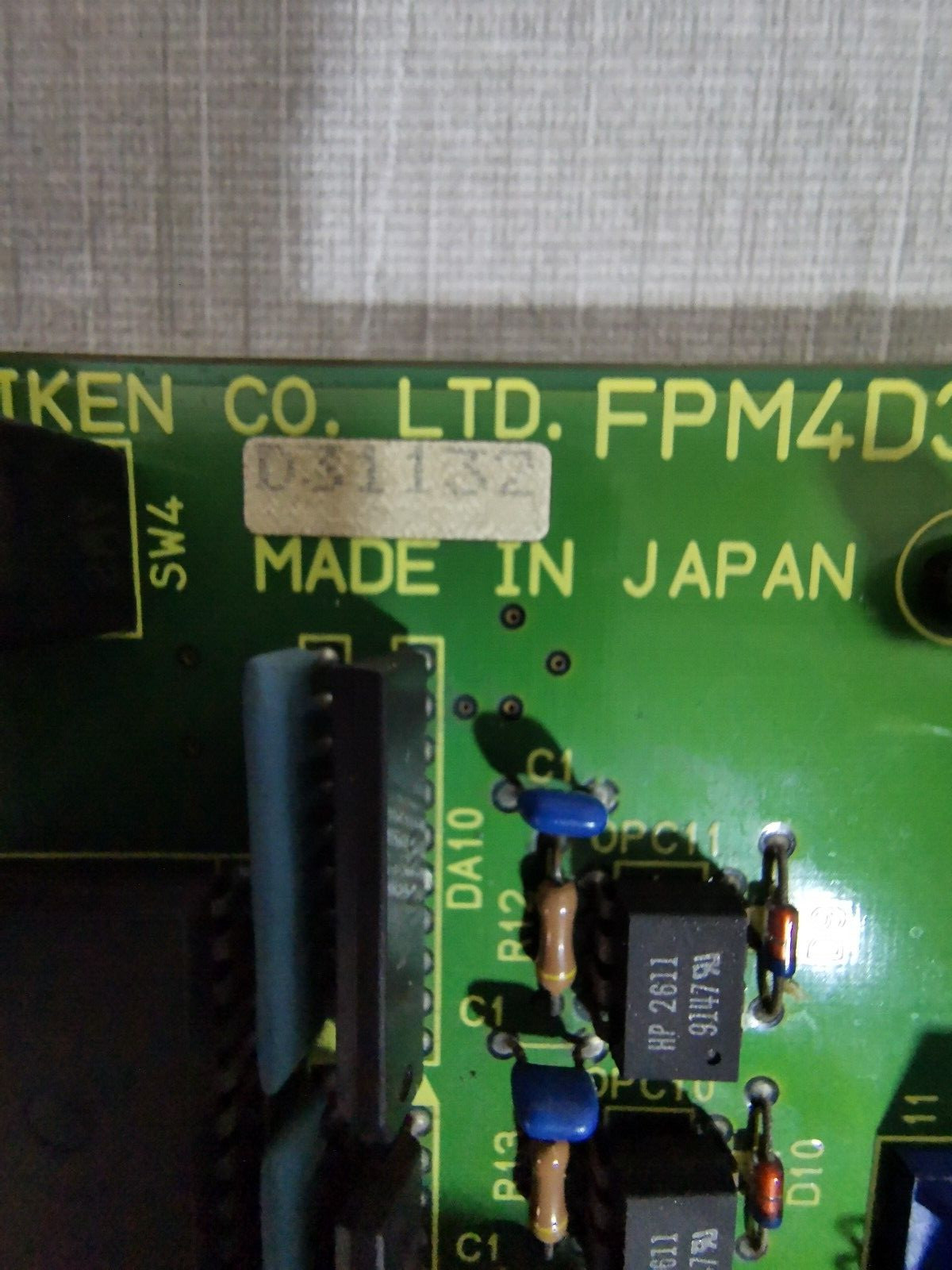 SHINKIKAI GIKEN D31132 SHINKIKAI GIKEN FPM4D3 CONTROL BOARD D31132 5