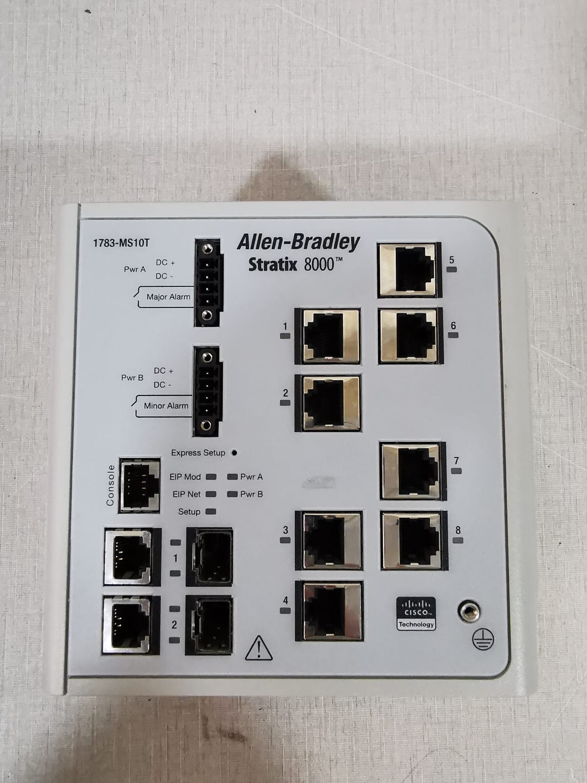 Allen Bradley 1783-MS10T PN-16204 Allen Bradley STRATIX 8000 Ethernet Managed Switch 1783-MS10T / PN-16204 5