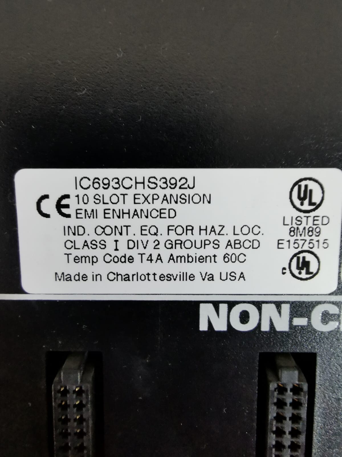 GE IC693CHS392J GE Fanuc IC693CHS392J NON-CPU SLOTS 2