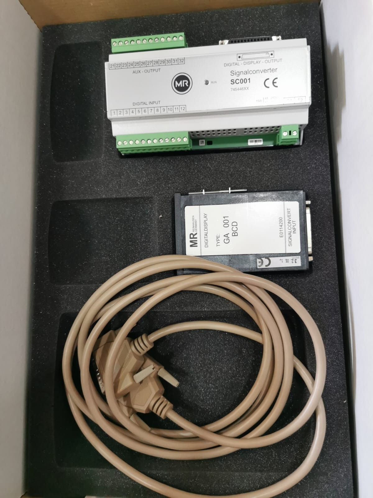 MR MASCHINENFABRIK REINHAUSEN GA 001 BCD SIGNAL TRANSMITTER SC001
