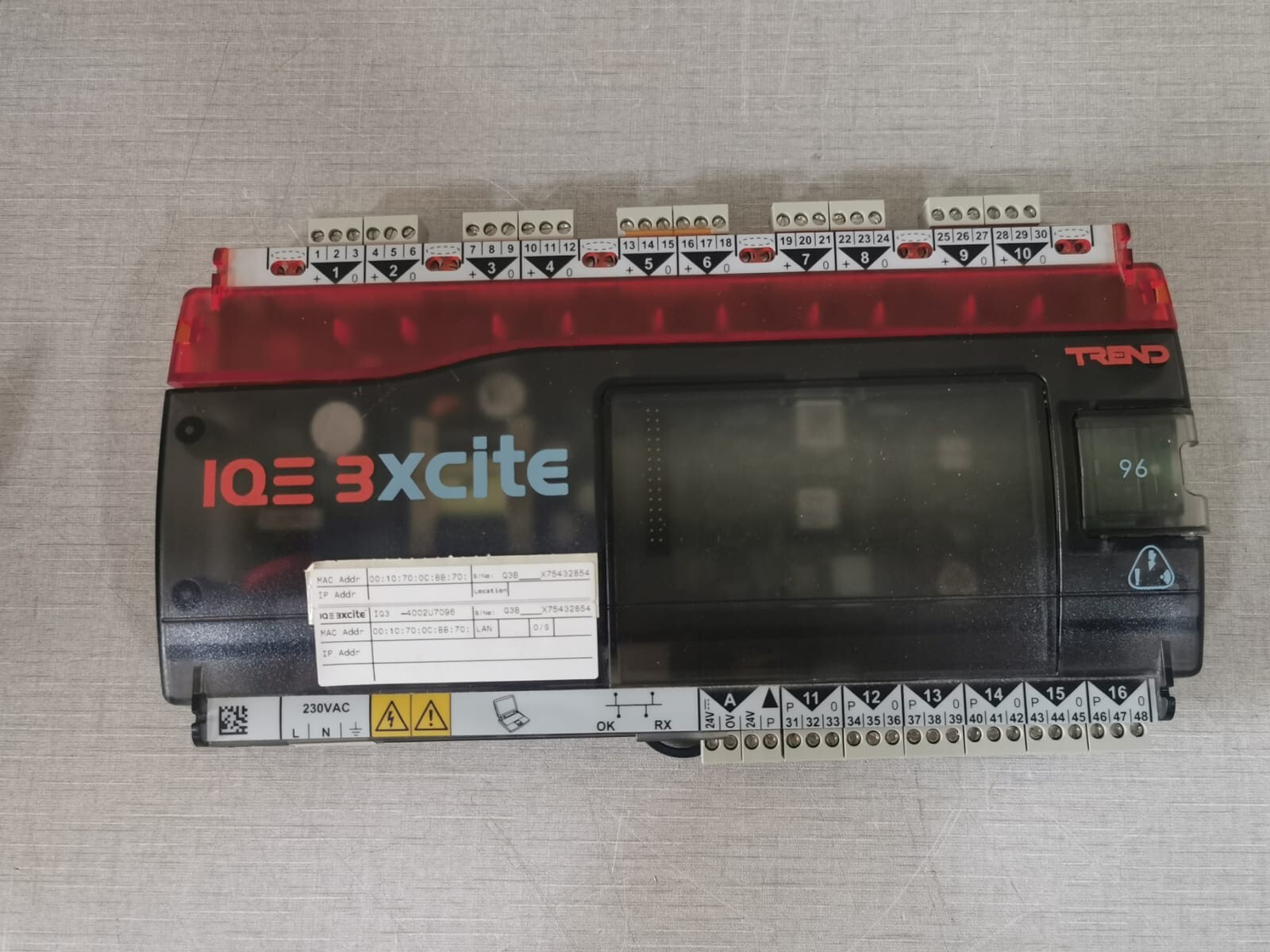 Trend IQ3-4002U7096 TREND IQE 3XCITE IQ3-4002U7096 CONTROLLER 2