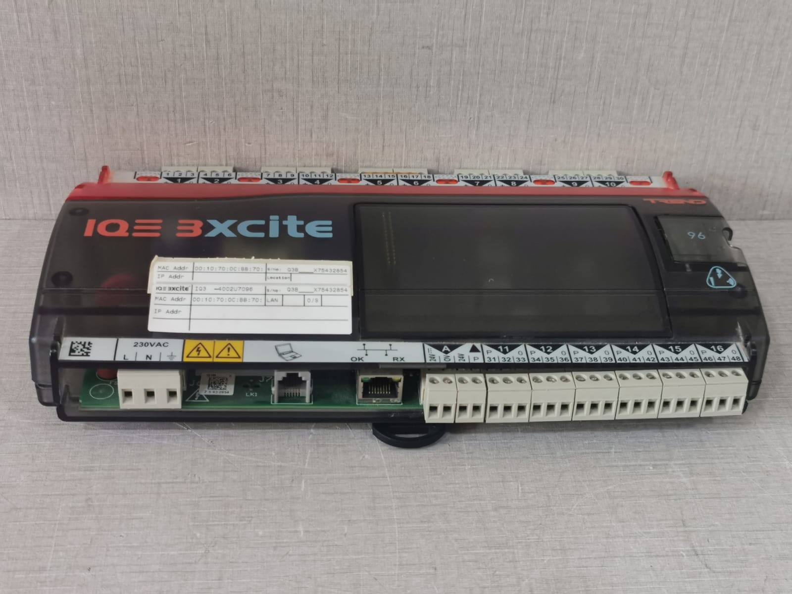 Trend IQ3-4002U7096 TREND IQE 3XCITE IQ3-4002U7096 CONTROLLER 6