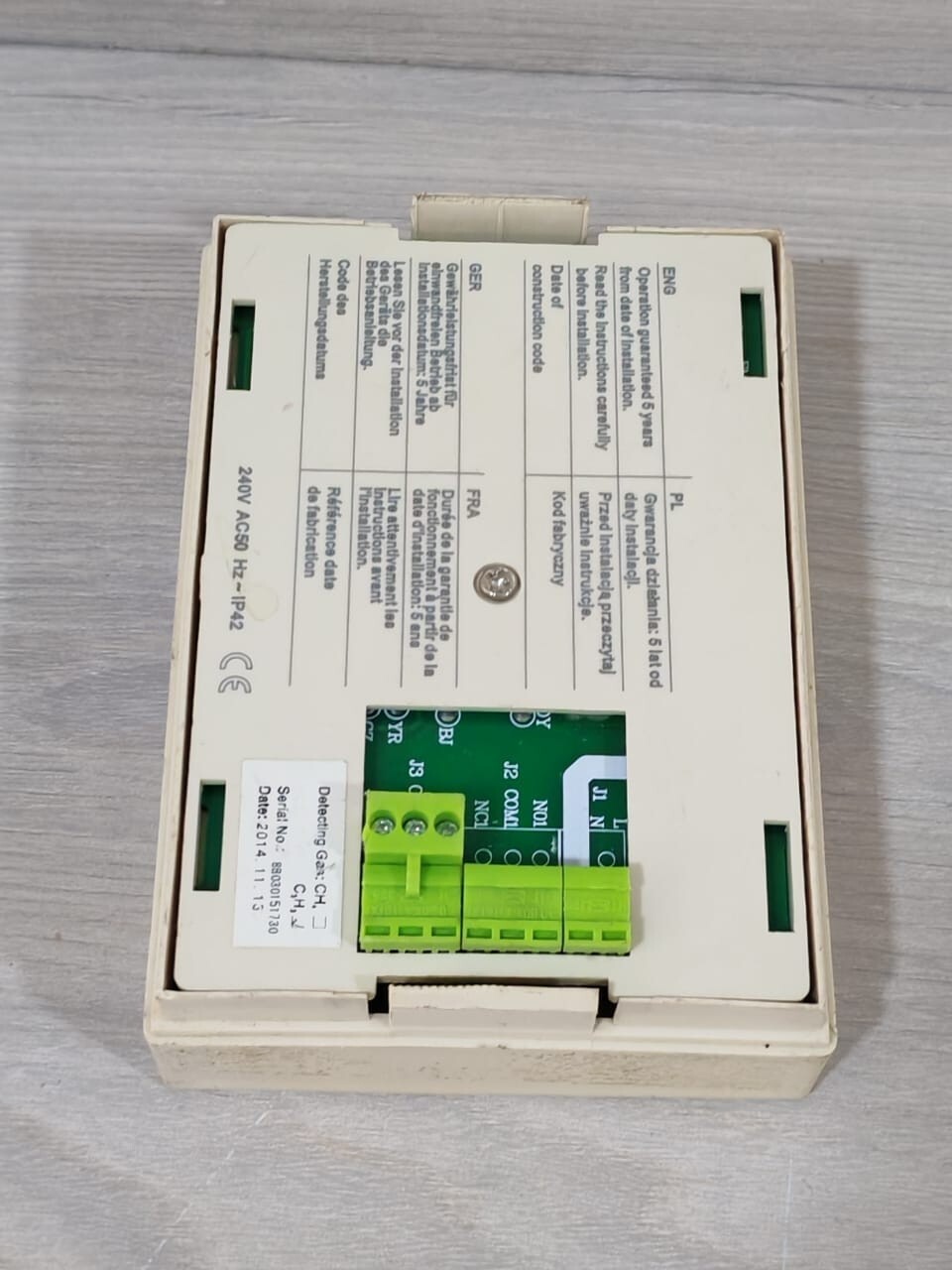 SITEX GLD 0305 SITEX GLD 0305 GAS DETECTOR 7