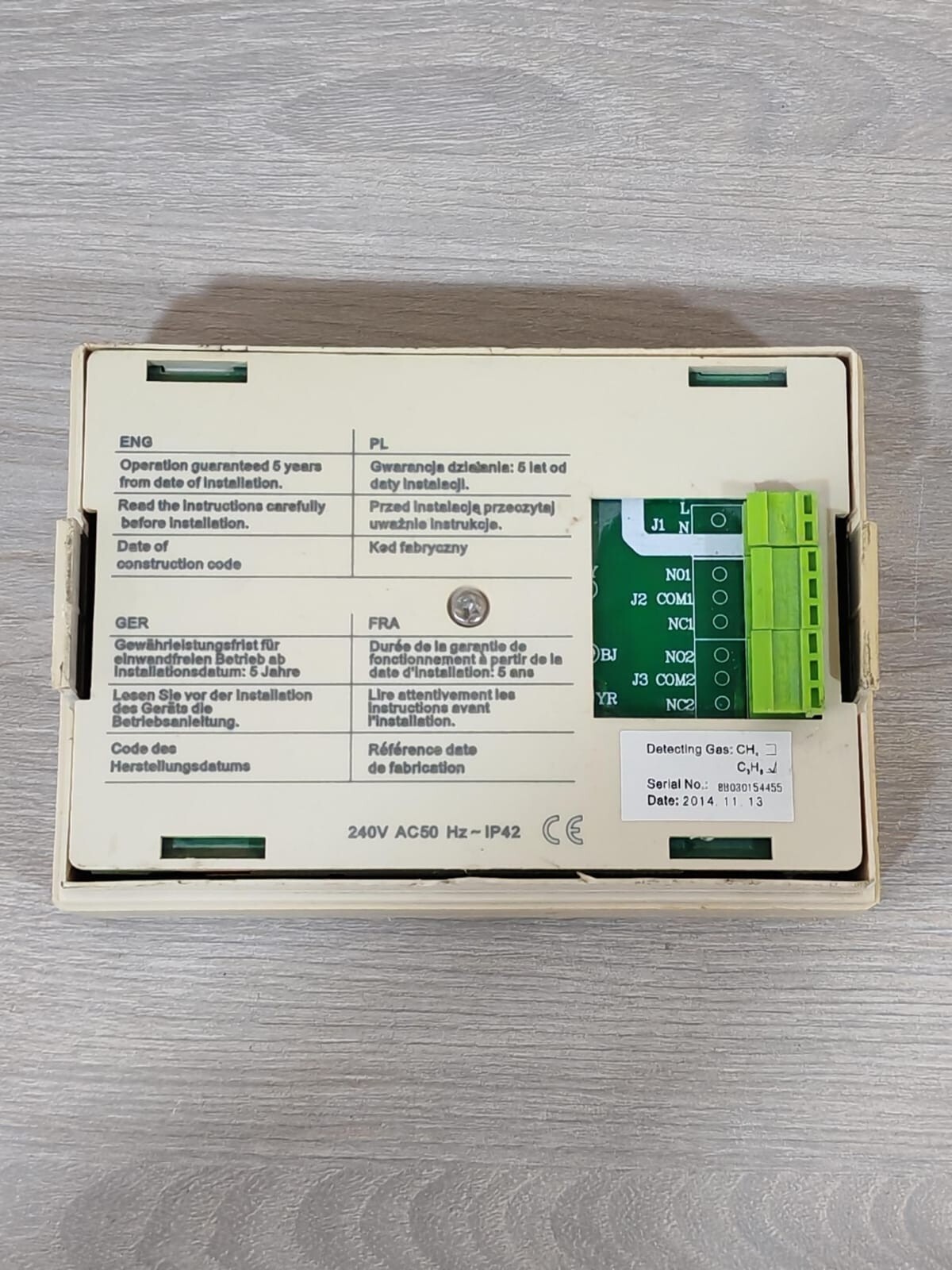SITEX GLD 0305 SITEX GAS DETECTOR GLD 0305 5