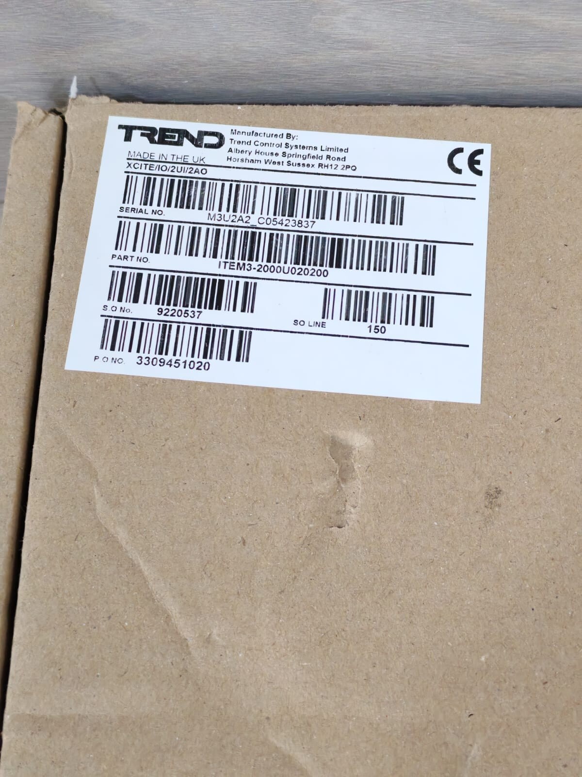 Trend ITEM3-2000U020200 TREND XCITE 2UI/2AO ITEM3-2000U020200 CONTROLLER 3