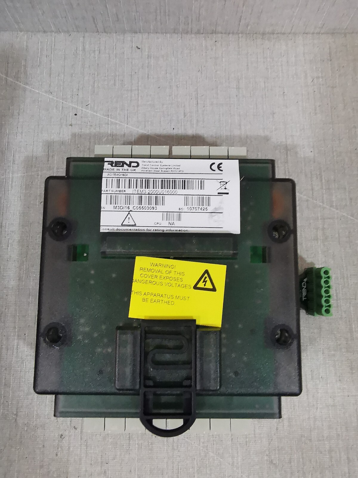 Trend ITEM3-2000U016000 TREND XCITE 16DI ITEM3-2000U016000 CONTROLLER 7