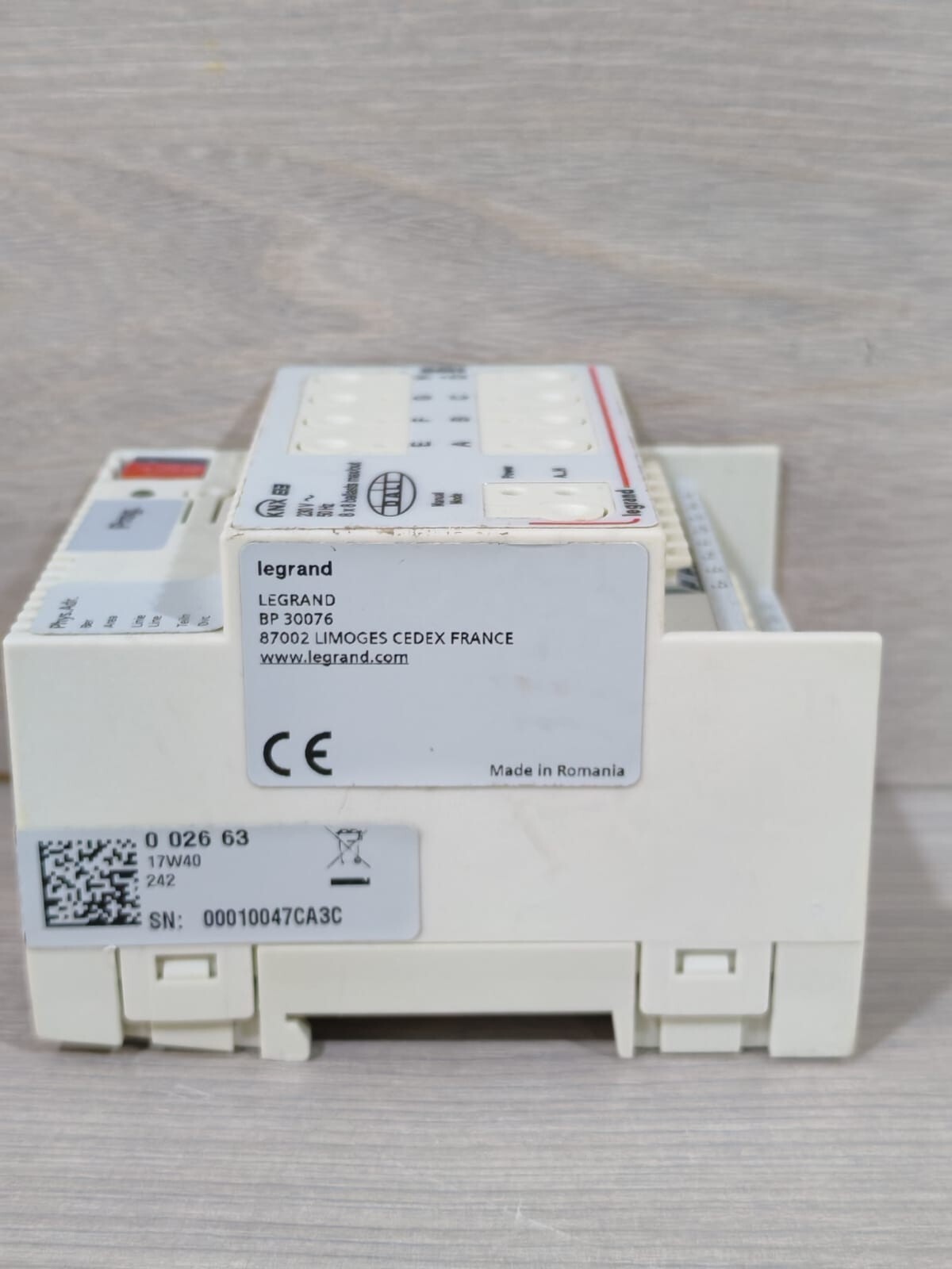 Legrand 0 026 63 Legrand 0 026 63 INTERFACE MODULE 230V 50Hz 8X8 BALLASTS 7