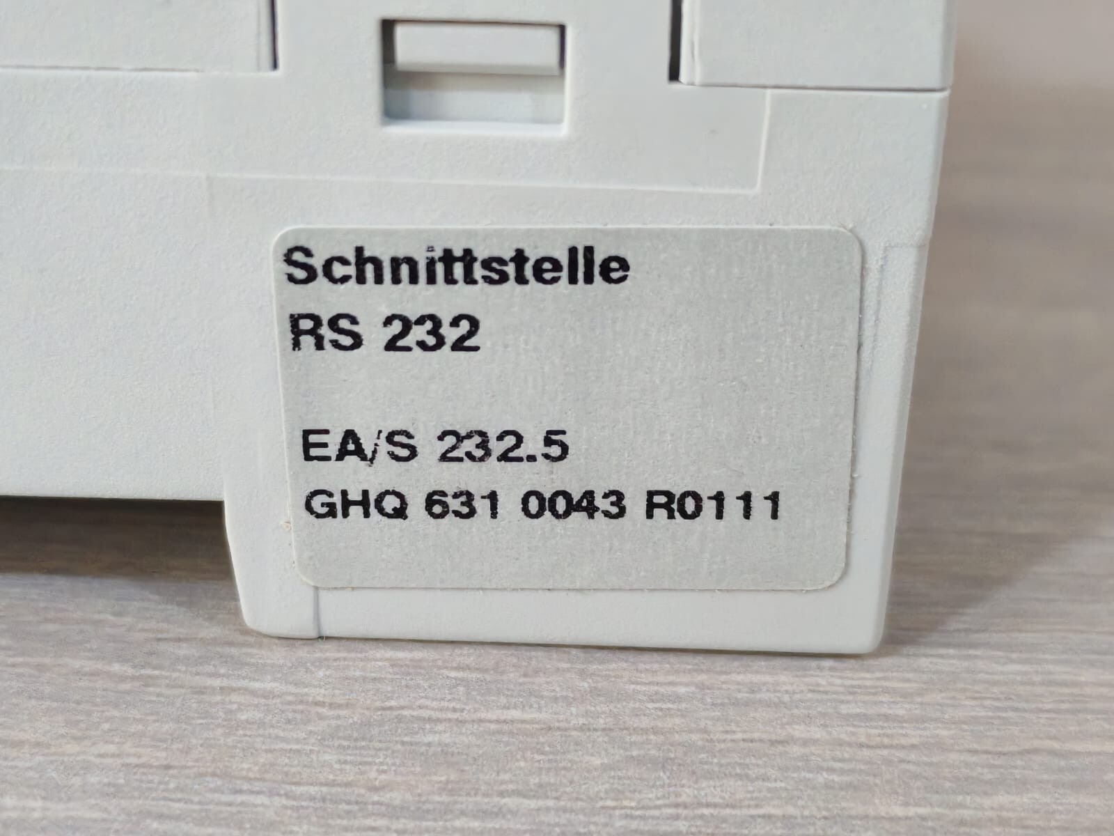 ABB GH Q631 0043 RO111 ABB EA/S 232.5 GH Q631 0043 RO111 RS 232 INTERFACE 7