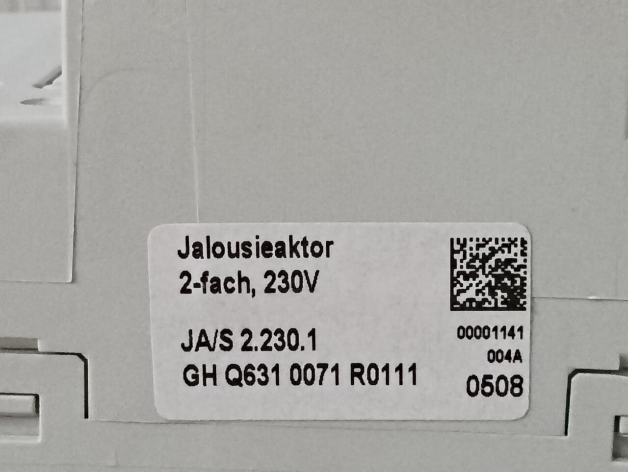 ABB GH Q631 0071 R0111 ABB JA/S 2.230.1 GH Q631 0071 R0111 230VAC SHUTTER ACTUATOR 5