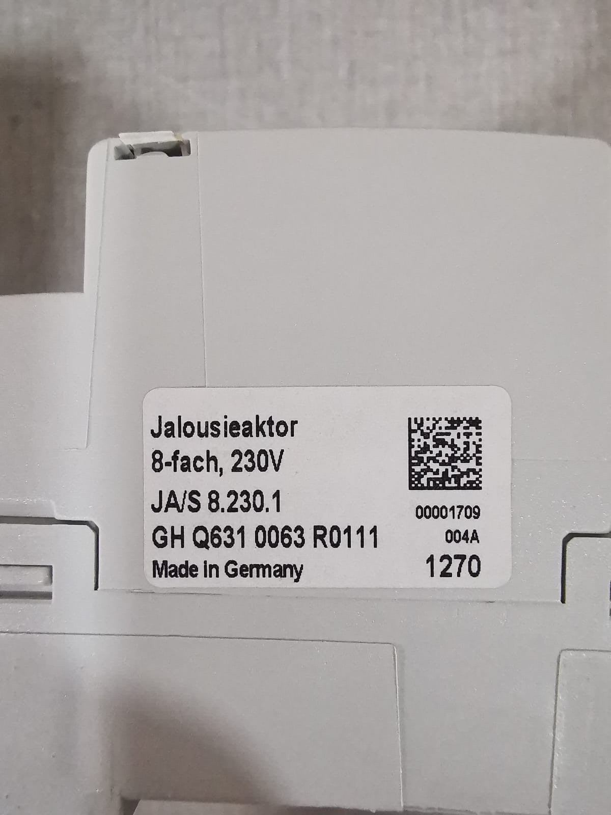 ABB GH Q631 0063 R0111 ABB JA/S 8.230.1 GH Q631 0063 R0111 SHUTTER ACTUATOR 230VAC 3