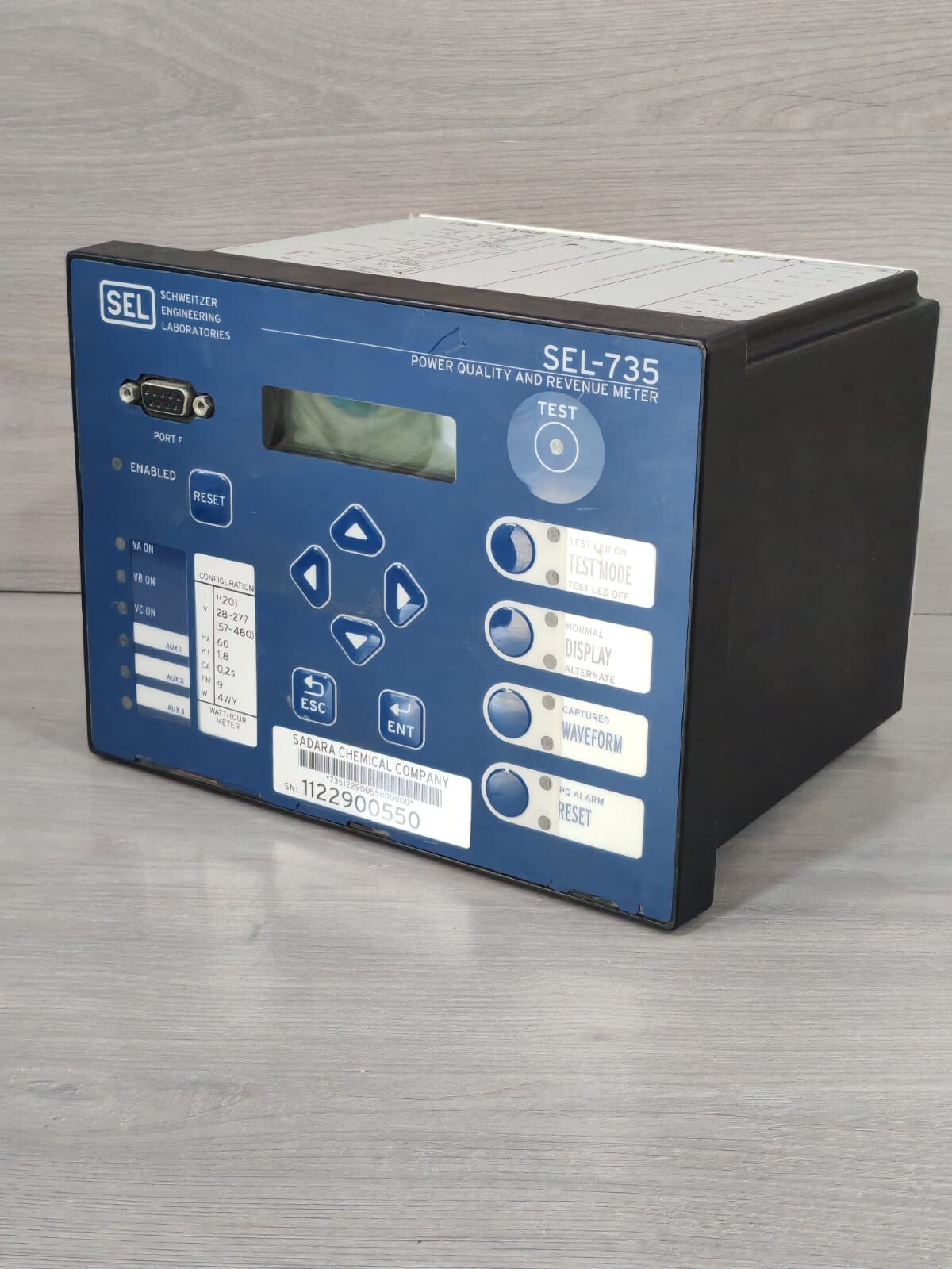 SEL 0735AX00943FXXXXXX16111XX SEL-735 0735AX00943FXXXXXX16111XX POWER QUALITY & REVENUE METER 6