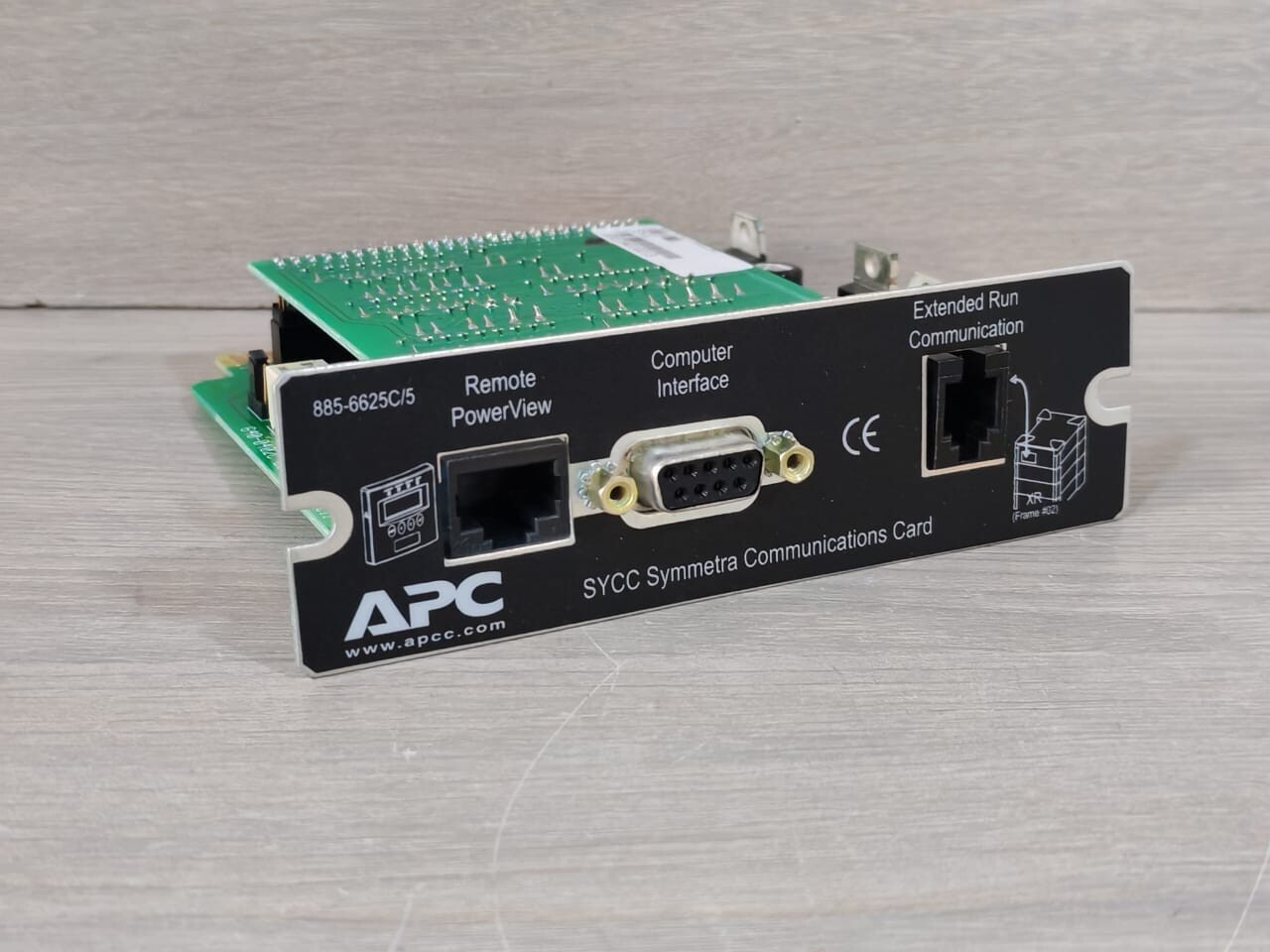 APC SYCC 640-0402C BOT REV.3 APC 885-6625C/5 SYCC 640-0402C BOT REV.3 SYMMETRA COMMUNICATION CARD 2