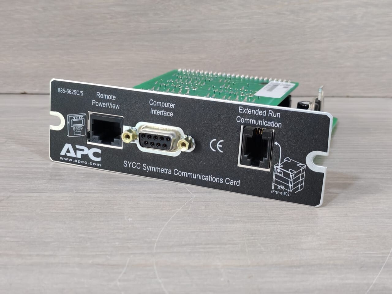 APC SYCC 640-0402C BOT REV.3 APC 885-6625C/5 SYCC 640-0402C BOT REV.3 SYMMETRA COMMUNICATION CARD 3
