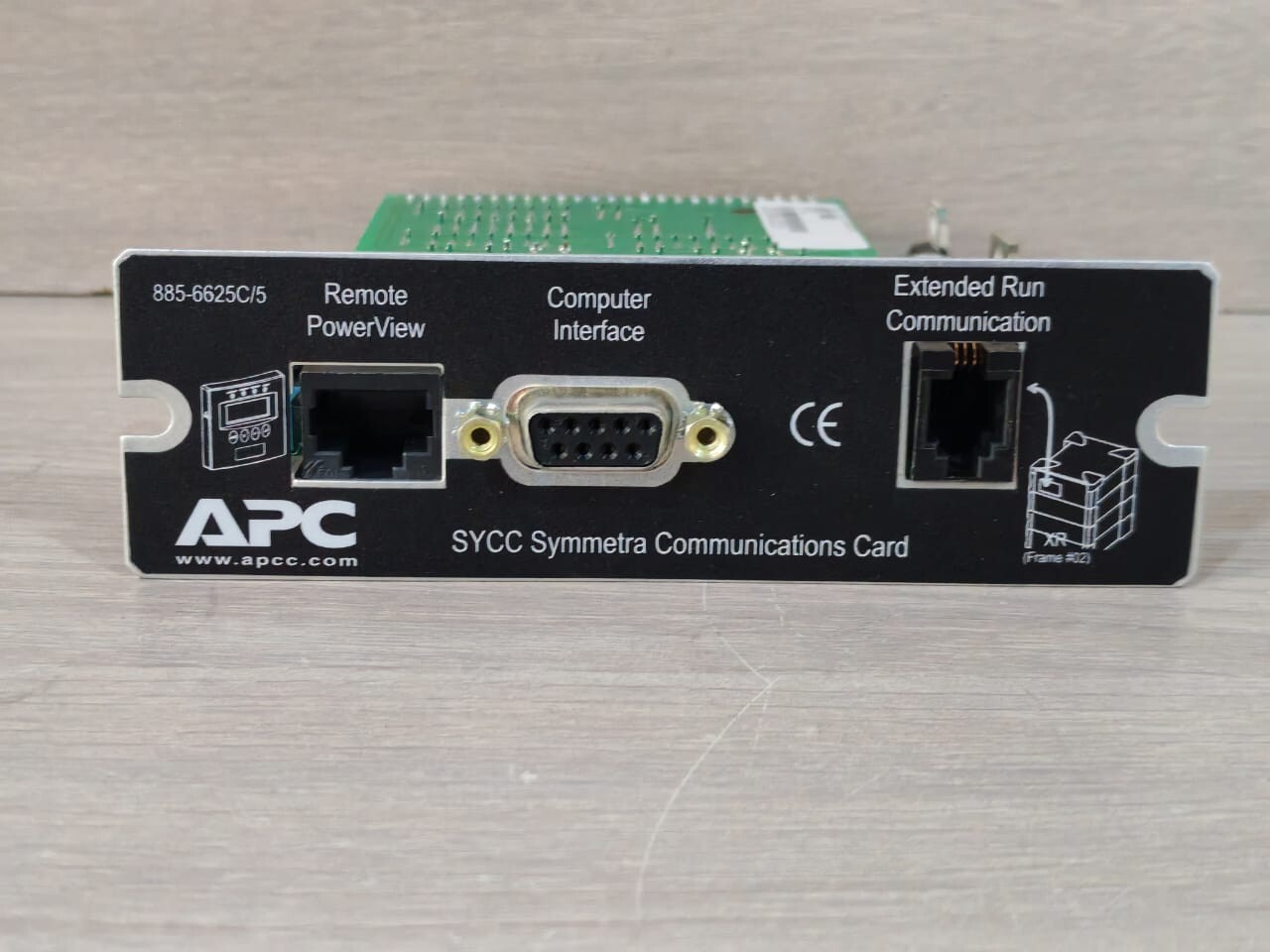APC 885-6625C/5 SYCC 640-0402C BOT REV.3 SYMMETRA COMMUNICATION CARD