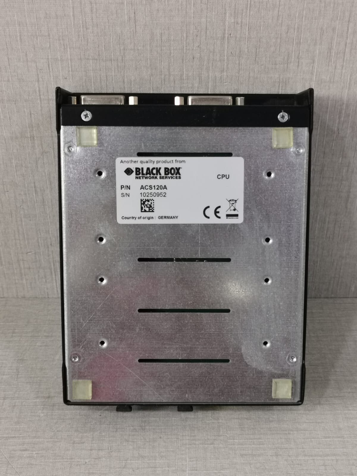 Black Box ACS120A BLACK BOX 724-746-5500 DVI-D KVM Extender Local Unit P/N ACS120A 8