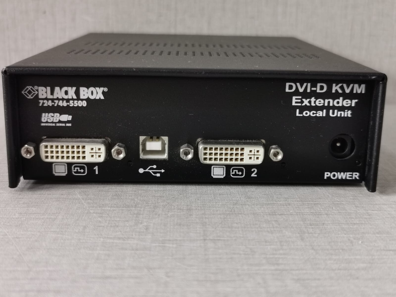 BLACK BOX 724-746-5500 DVI-D KVM Extender Local Unit P/N ACS120A