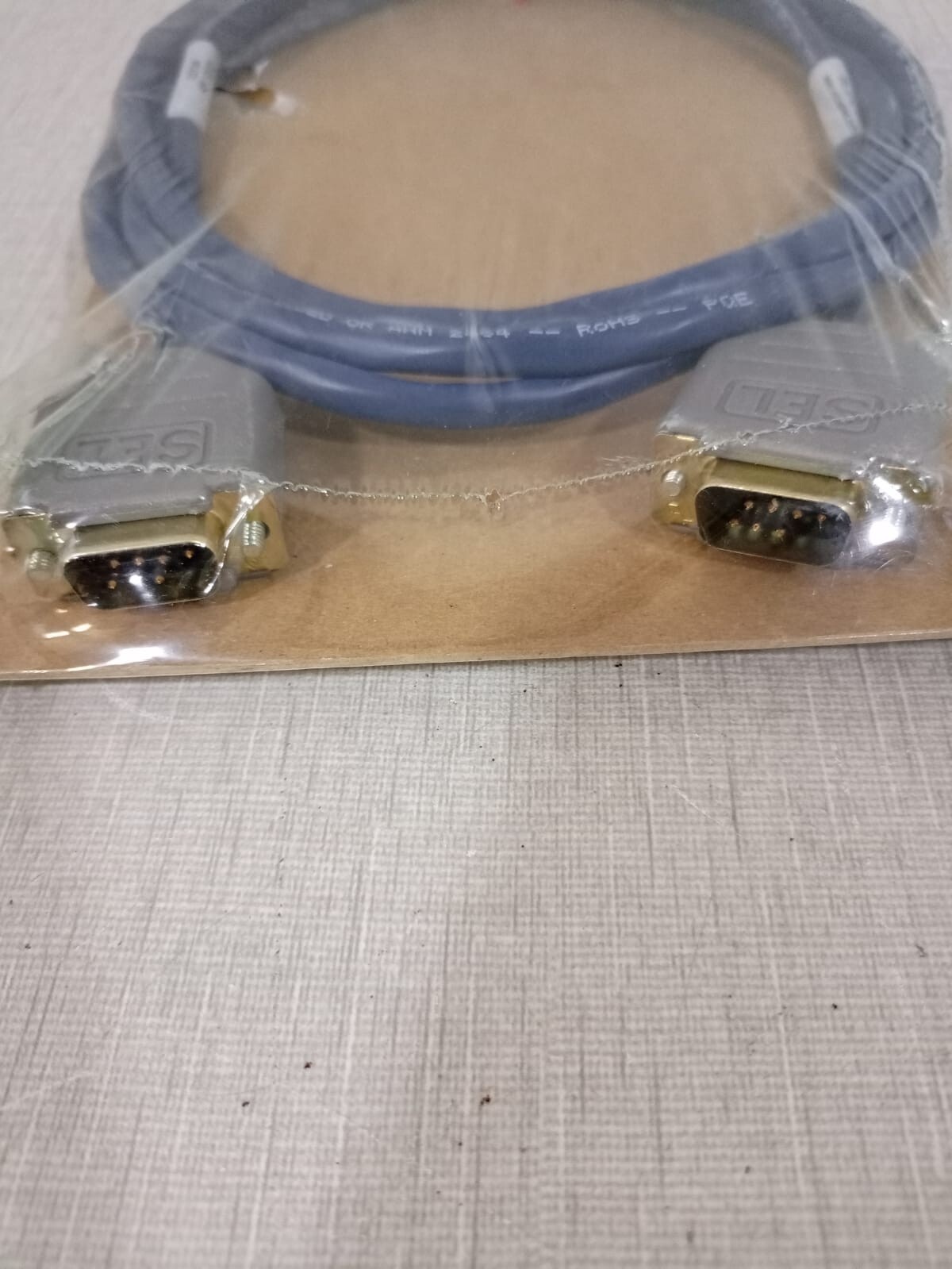 SEL C273A SEL C273A 9-PIN MALE D SUB CONNECTOR 006 FEET 4