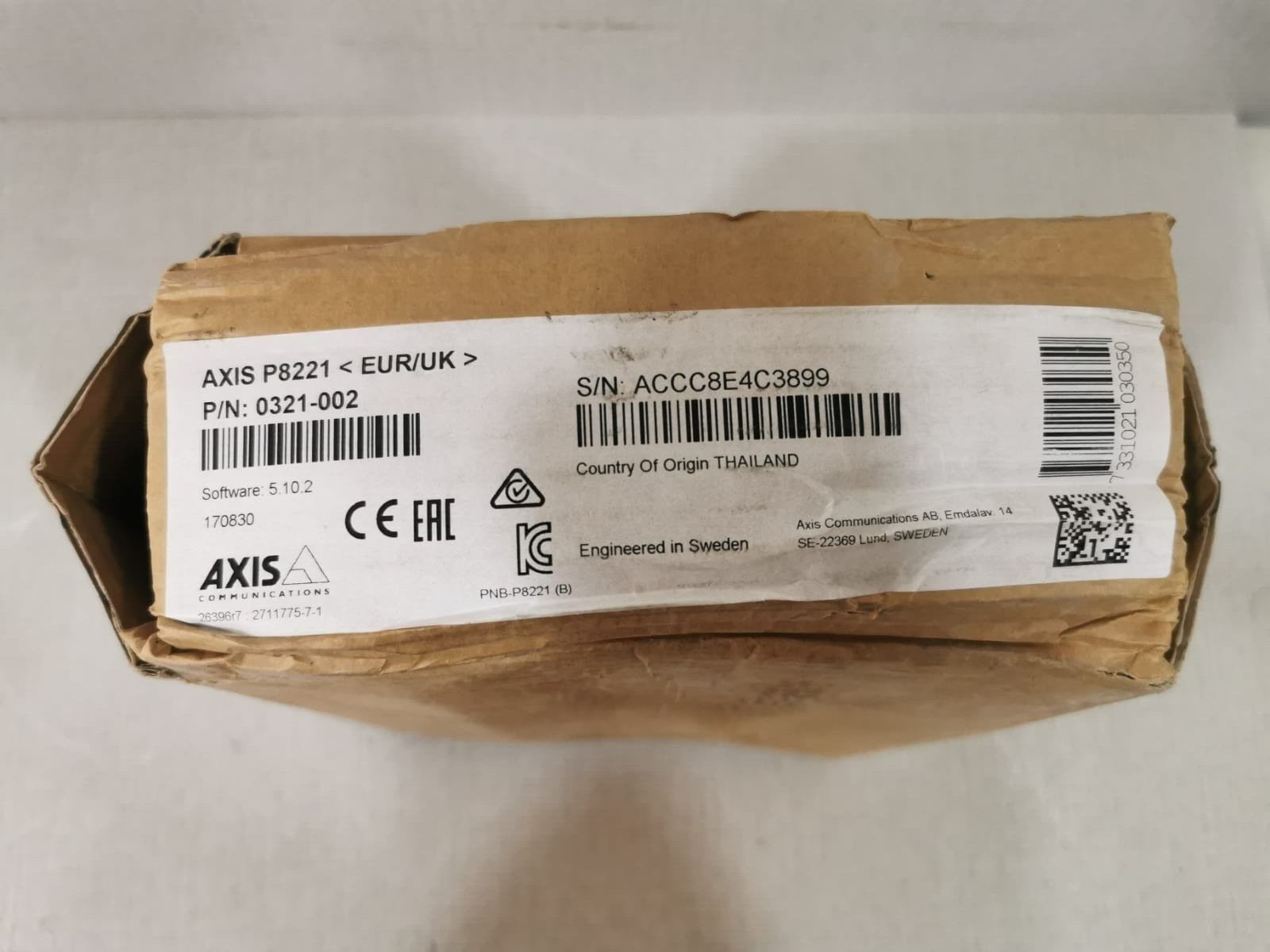 AXIS 0321-001-01 AXIS P8221 0321-001-01 NETWORK I/O MODULE 7