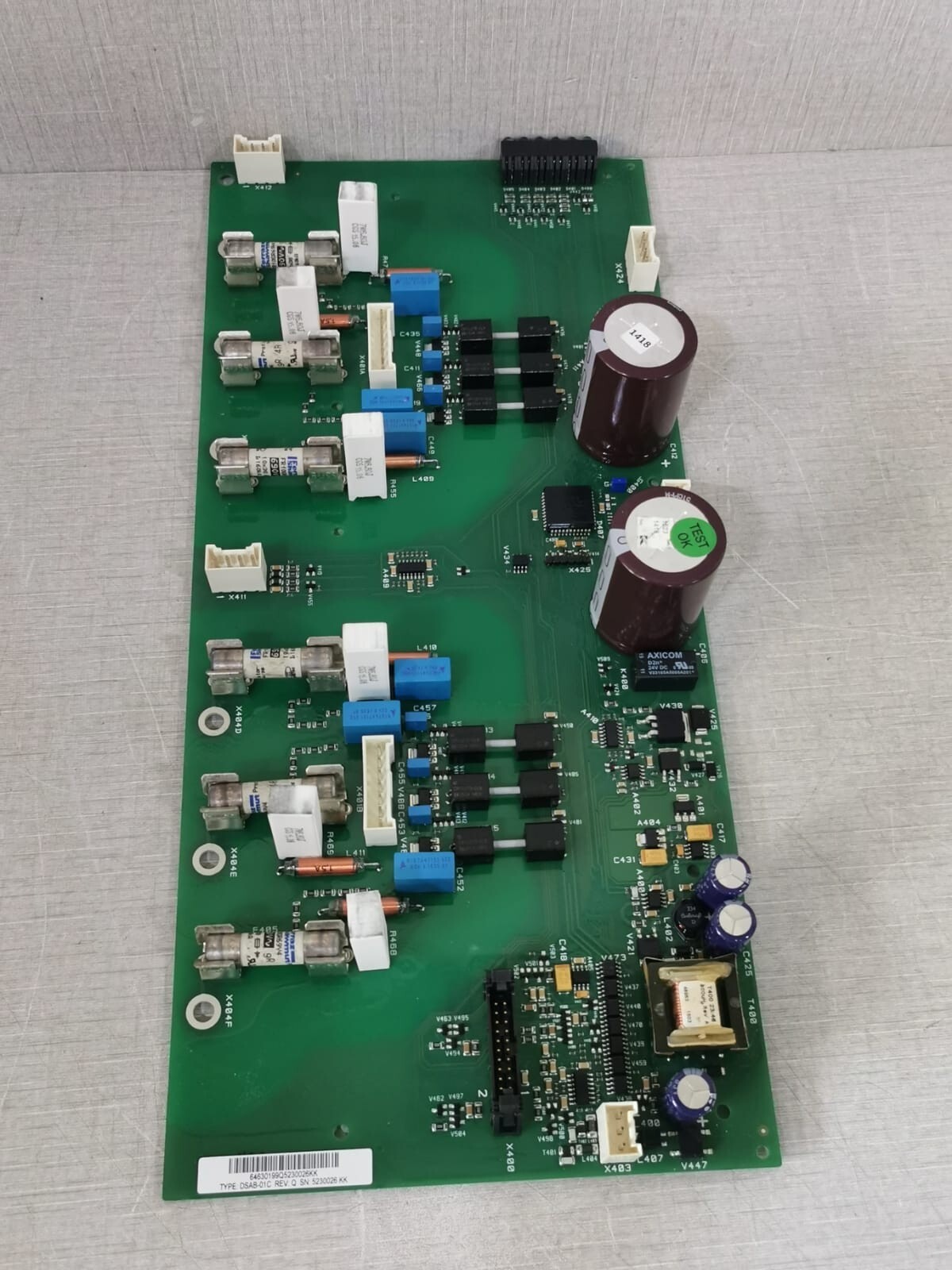 ABB 64630199 ABB DSAB-01C REV: Q 64630199 Trigger PCB Board 3