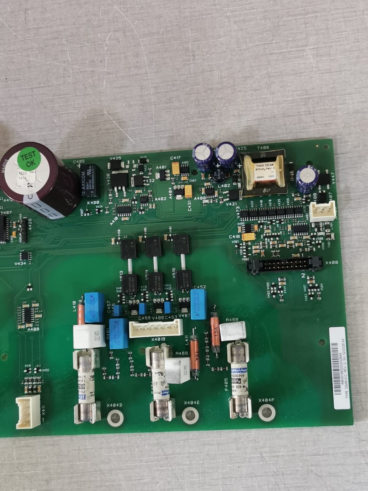 ABB 64630199 ABB DSAB-01C REV: Q 64630199 Trigger PCB Board 5