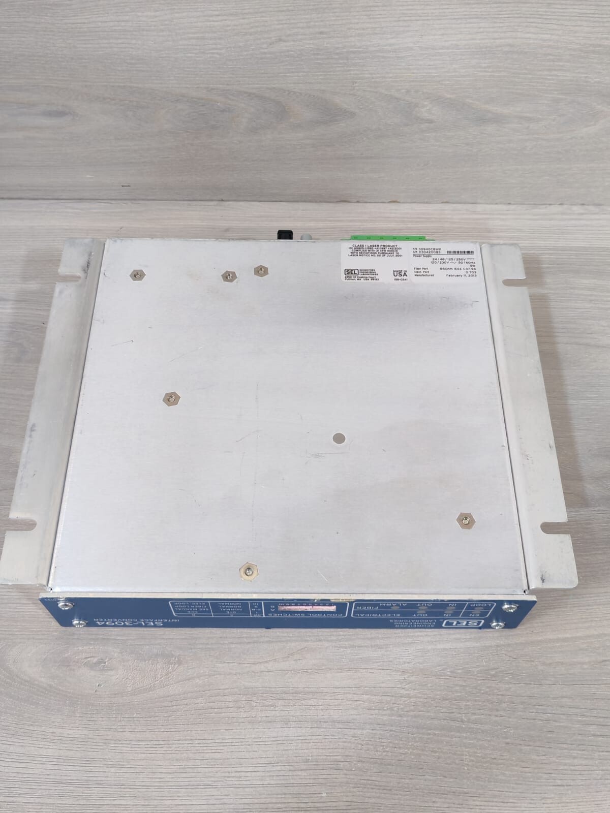 SEL 30940CBWX SEL-3094 30940CBWX INTERFACE CONVERTER 120/230V 50/60Hz 5W 9