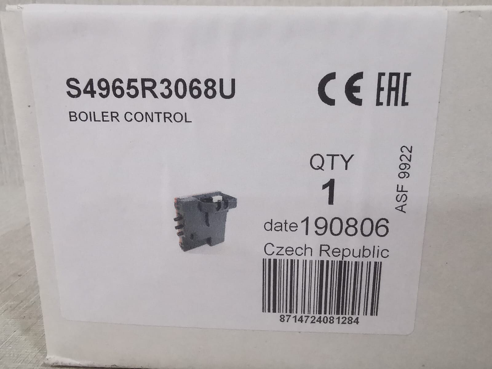 Honeywell S4965R3068U HONEYWELL S4965R3068U BOILER CONTROL 230VAC 50Hz 2.5VA 2