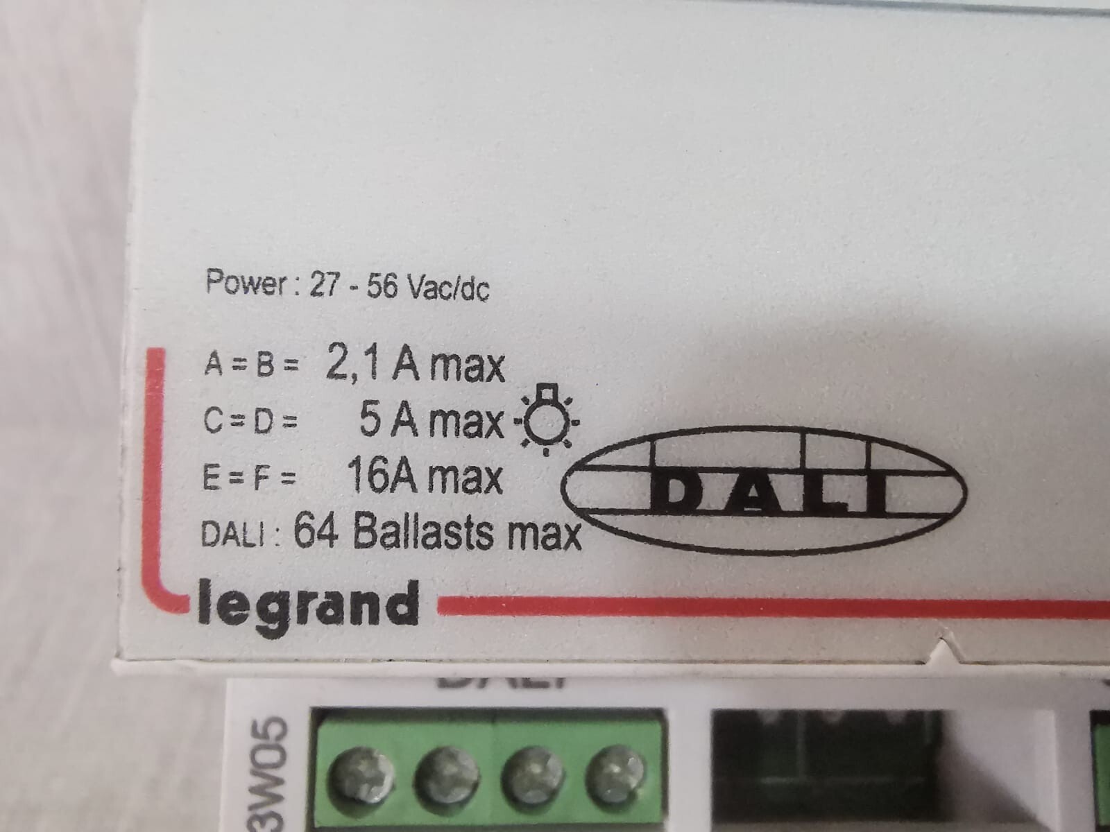 Legrand A13W05 Legrand 048422 Room Controller A13W05 2