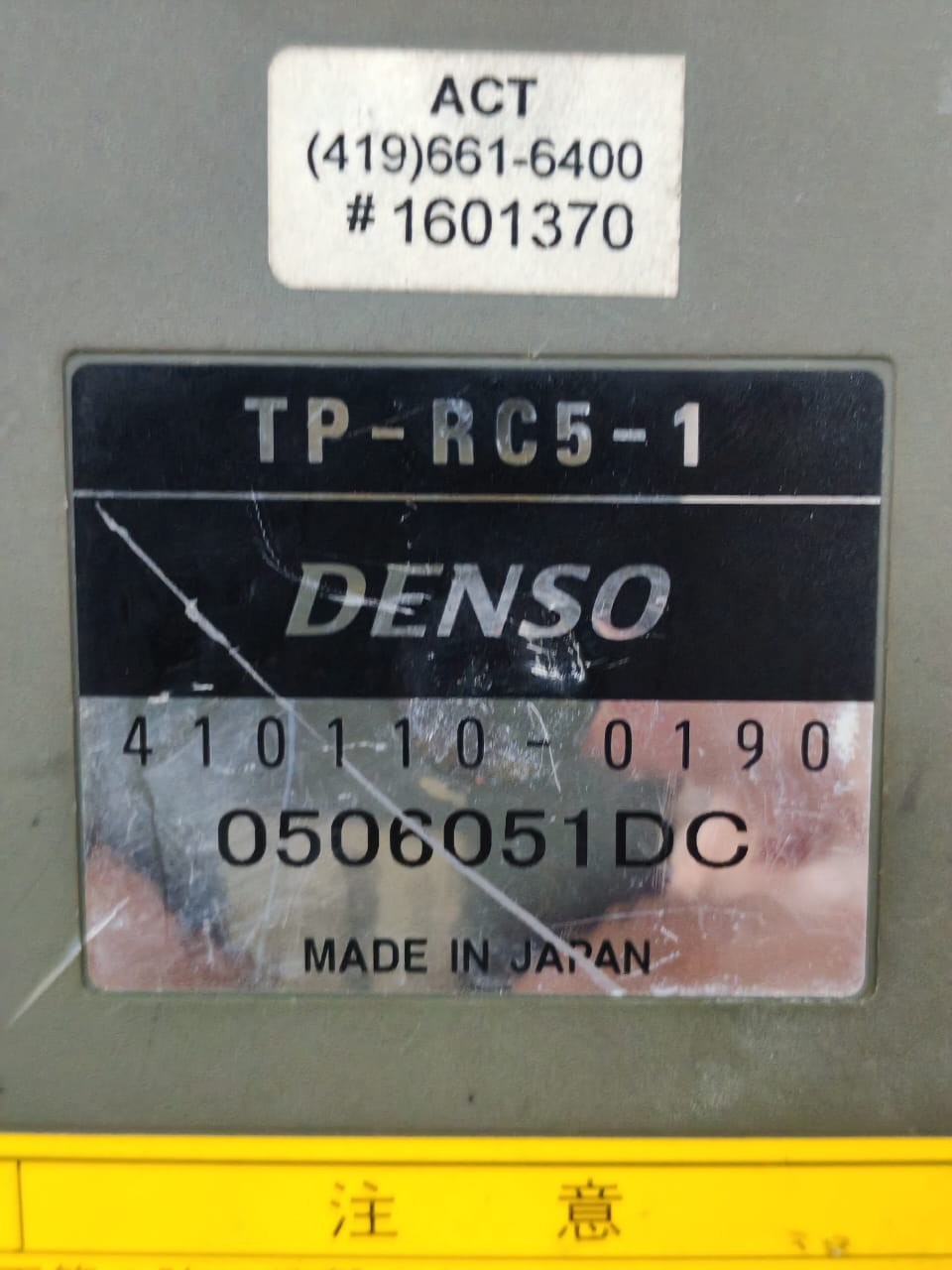 DENSO TP-RC5-1 DENSO TP-RC5-1 TEACH PENDANT 6