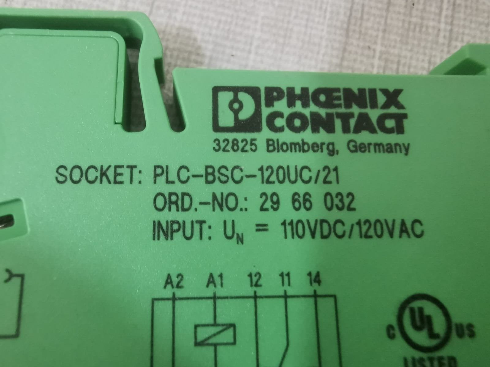 Phoenix Contact BSC-120UC21 PHOENIX CONTACT PLC-BSC-120UC21 3