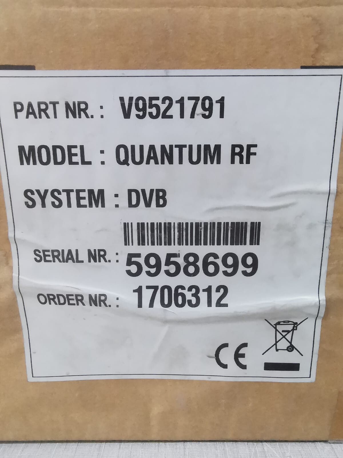 Quantum V9521791 QUANTUM RF QAM Modulator V9521791 2