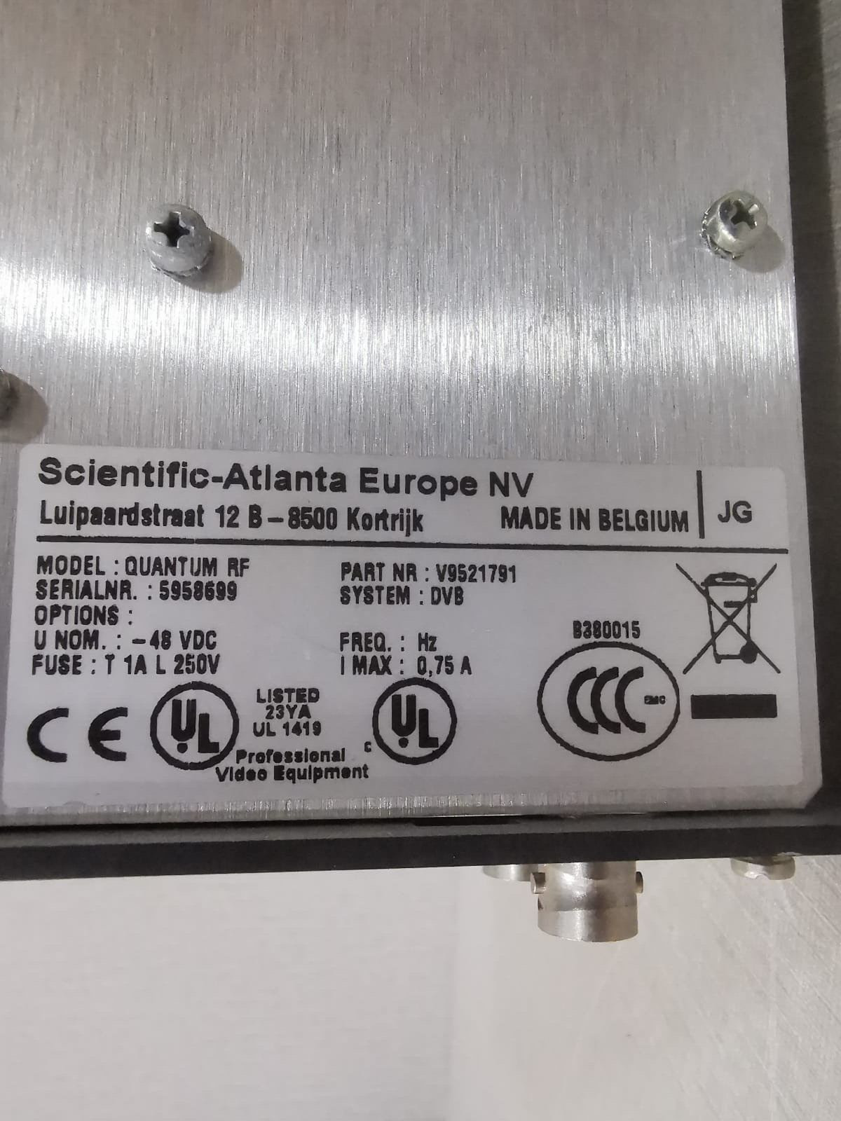 Quantum V9521791 QUANTUM RF QAM Modulator V9521791 10