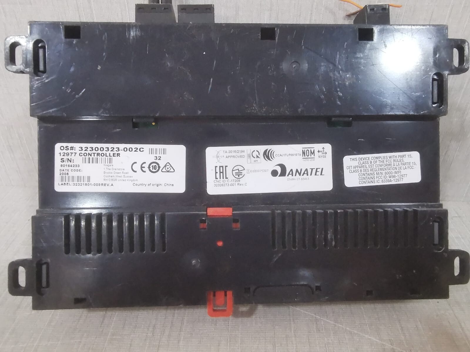 ANATEL 32326273-001 Rev.C ANATEL 12977 CONTROLLER 32326273-001 Rev.C 4