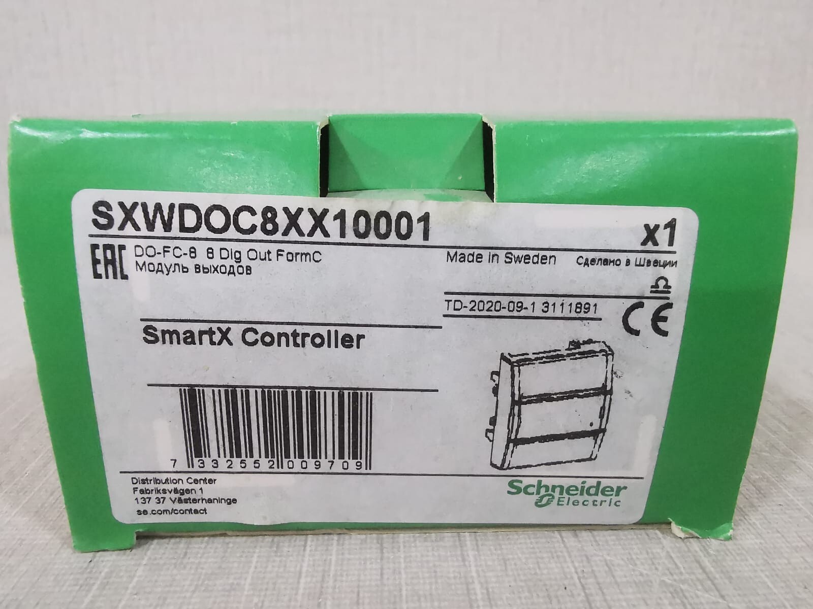 Schneider Electric SXWDOC8XX10001 Schneider Electric SXWDOC8XX10001 I/O OUTPUT MODULE DO-FC-8 2