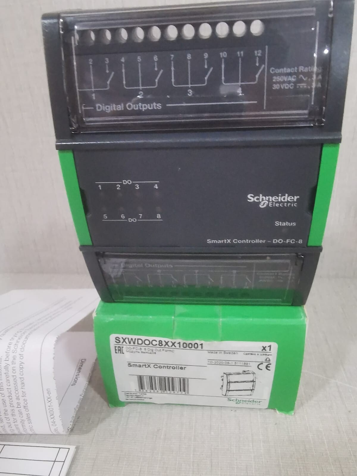 Schneider Electric SXWDOC8XX10001 Schneider Electric SXWDOC8XX10001 I/O OUTPUT MODULE DO-FC-8 3