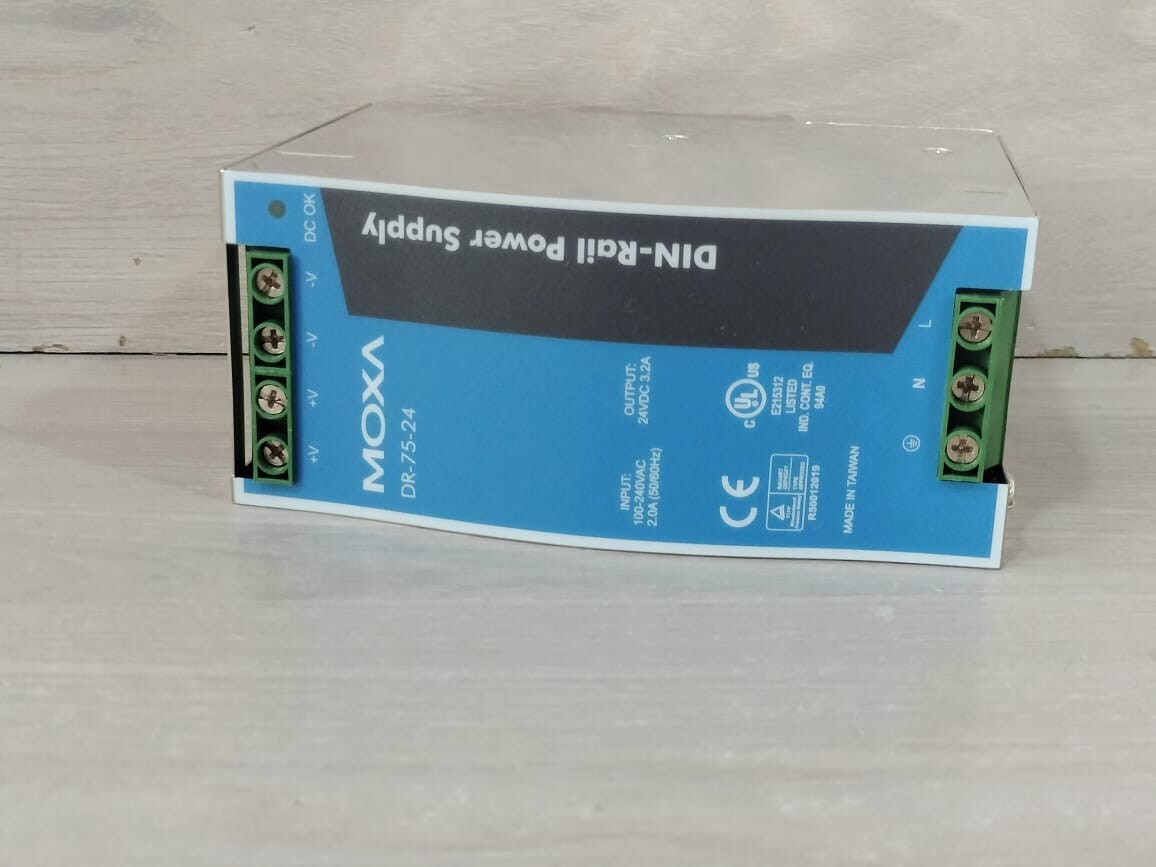 Moxa DR-75-24 MOXA DR-75-24 DIN-RAIL POWER SUPPLY 100-240VAC - W/O ORIGINAL BOX 5