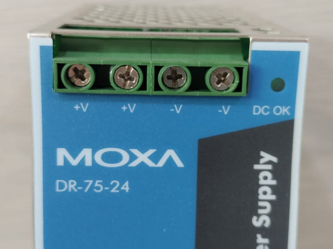 Moxa DR-75-24 MOXA DR-75-24 DIN-RAIL POWER SUPPLY 100-240VAC - W/O ORIGINAL BOX 6
