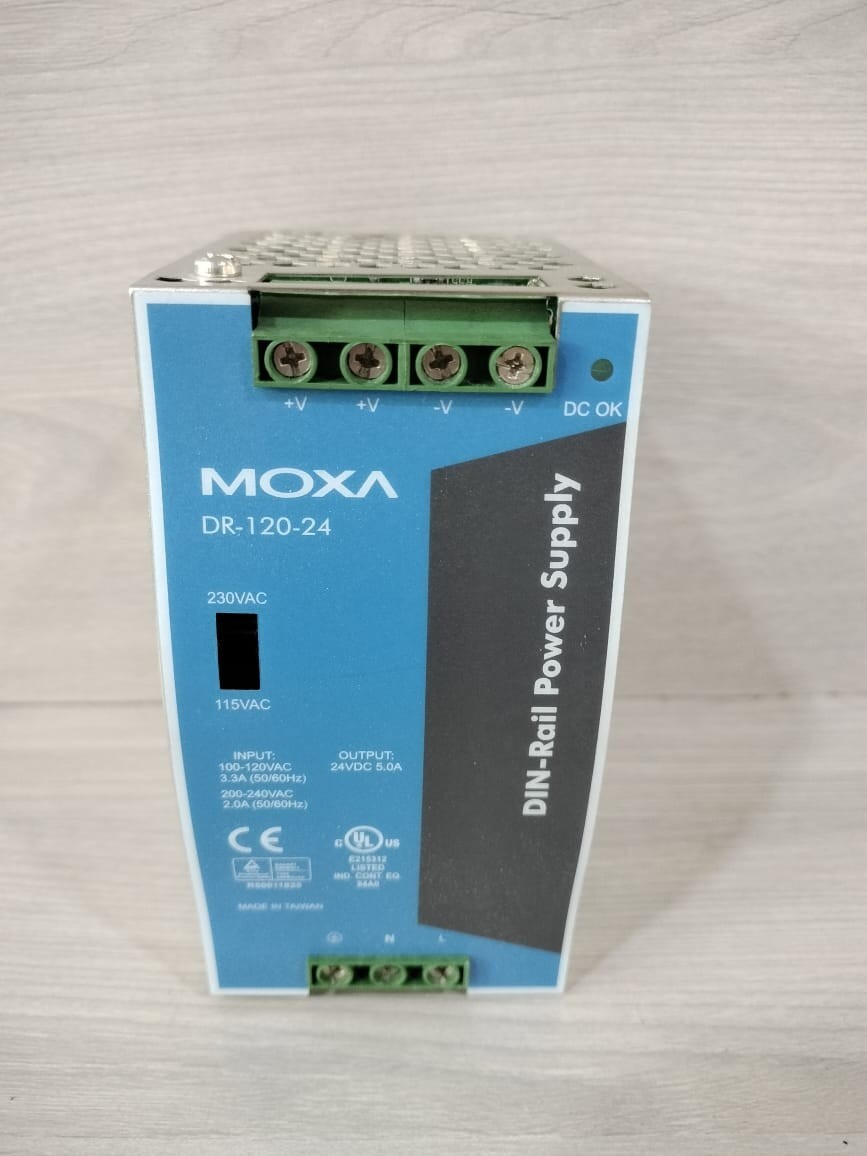Moxa DR-120-24 MOXA DR-120-24 DIN-Rail POWER SUPPLY 3