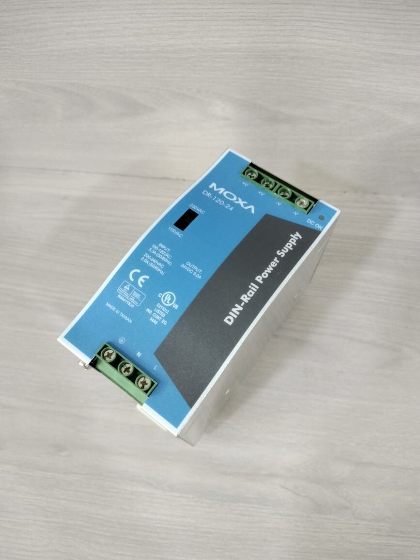 Moxa DR-120-24 MOXA DR-120-24 DIN-Rail POWER SUPPLY 5