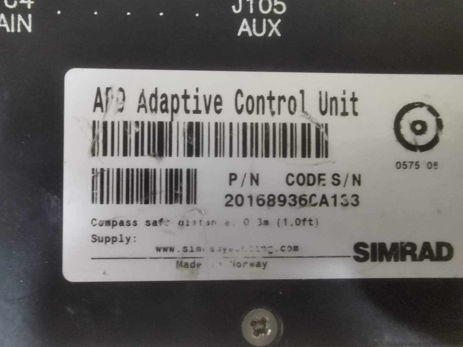 SIMRAD AP9 SIMRAD AP9 Adaptive Control Unit 20168936CA133 2