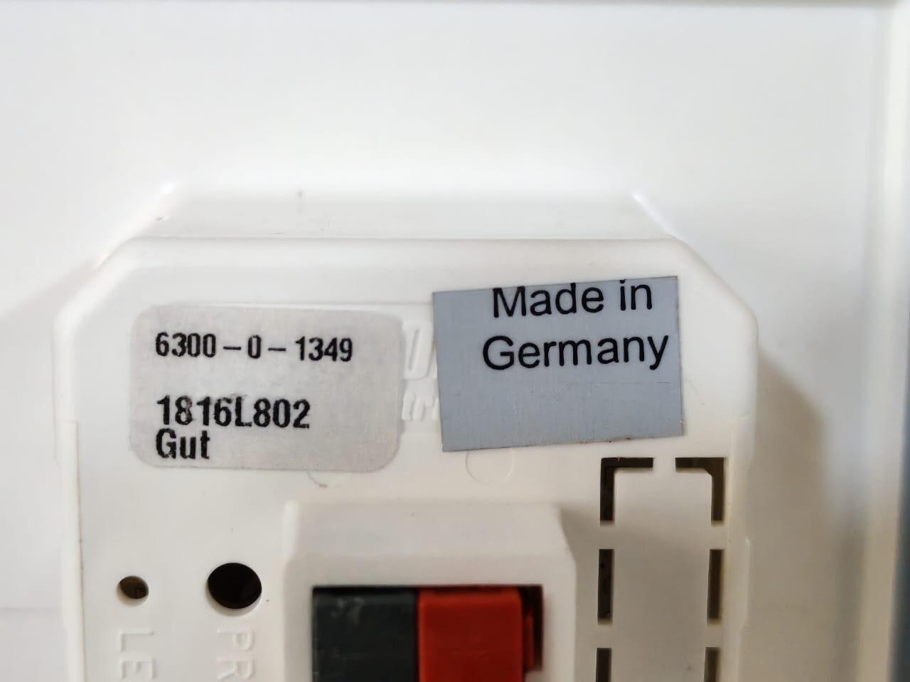 ABB ABB-6300 BUSCH-JAEGER BY ABB 6300-0-1349 MODULE 1816L802 GLASS SENSOR -W/O ORIGINAL BOX 8