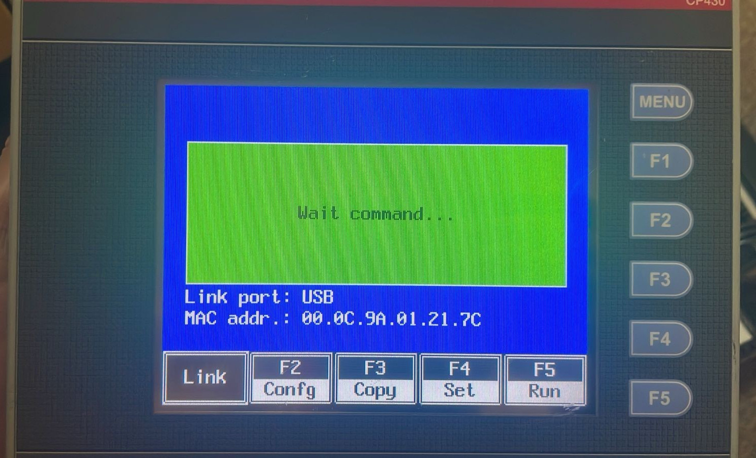 ABB 1SBP260196R1001 ABB CP430 T-ETH Control Panel 1SBP260196R1001-24VDC 2