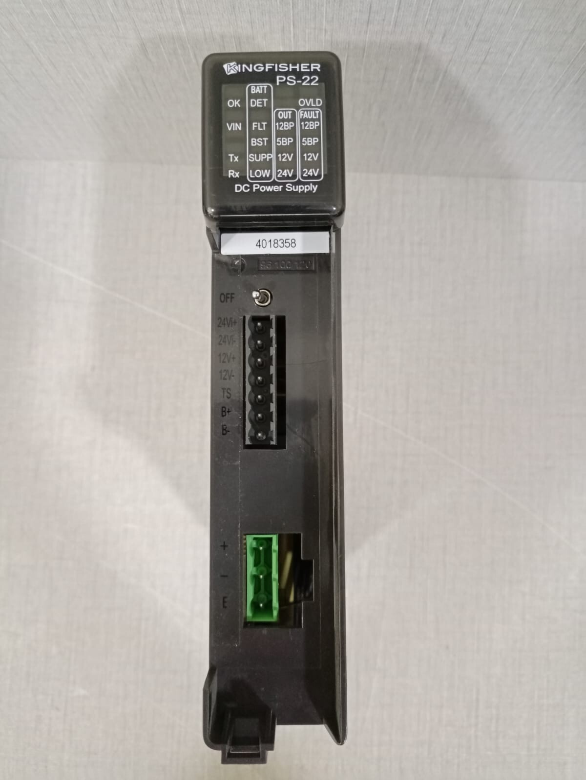 Semaphore Kingfisher PLUS+RTU PS-22-0 DC Power Supply Module