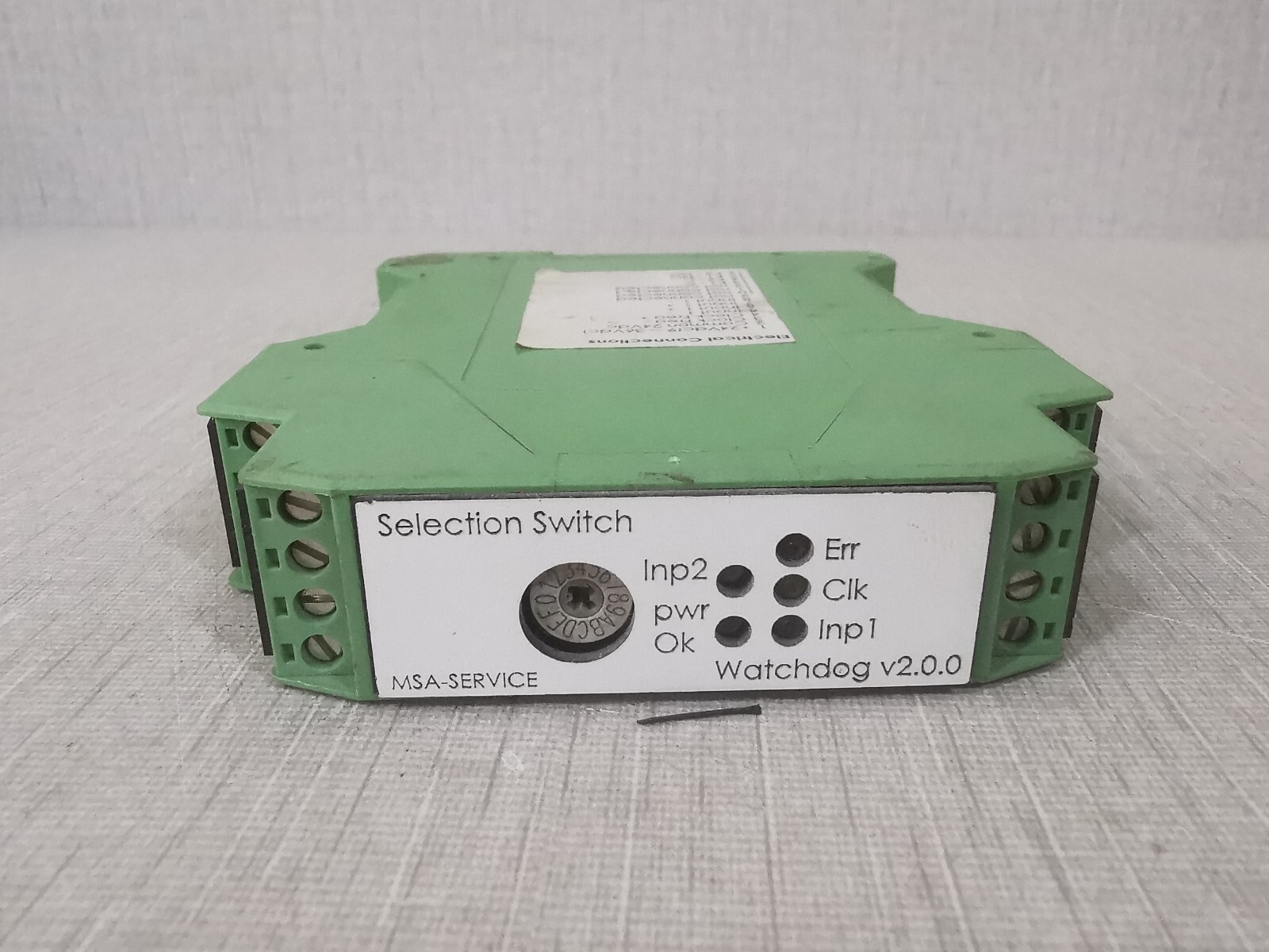 Selection Switch MSA-SERVICE Watchdog v2.0.0