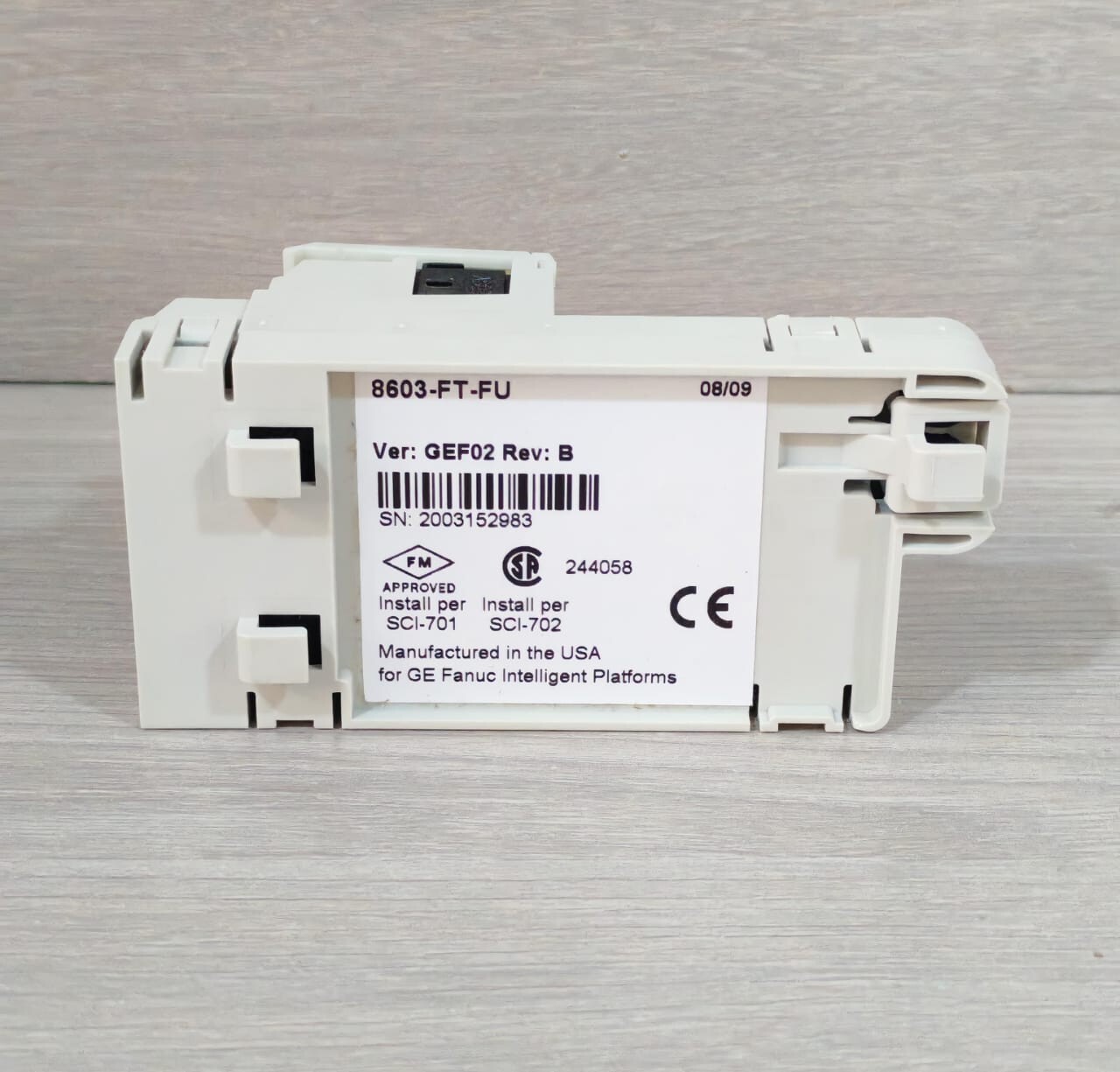 GE FANUC-8603 GE FANUC 8603-FT-FU VER.GEF02 REV.B FIELD TERMINAL 7