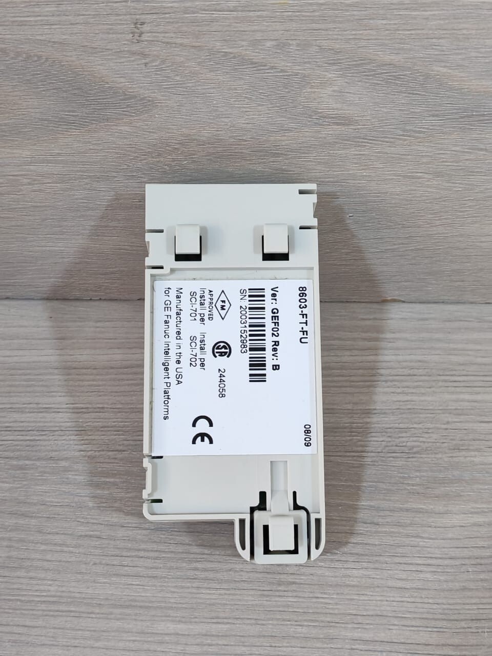 GE FANUC-8603 GE FANUC 8603-FT-FU VER.GEF02 REV.B FIELD TERMINAL 9