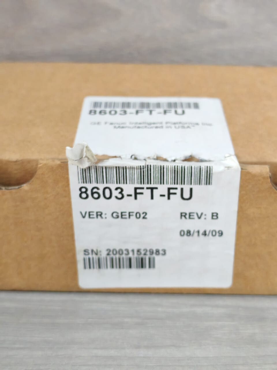 GE FANUC-8603 GE FANUC 8603-FT-FU VER.GEF02 REV.B FIELD TERMINAL 10