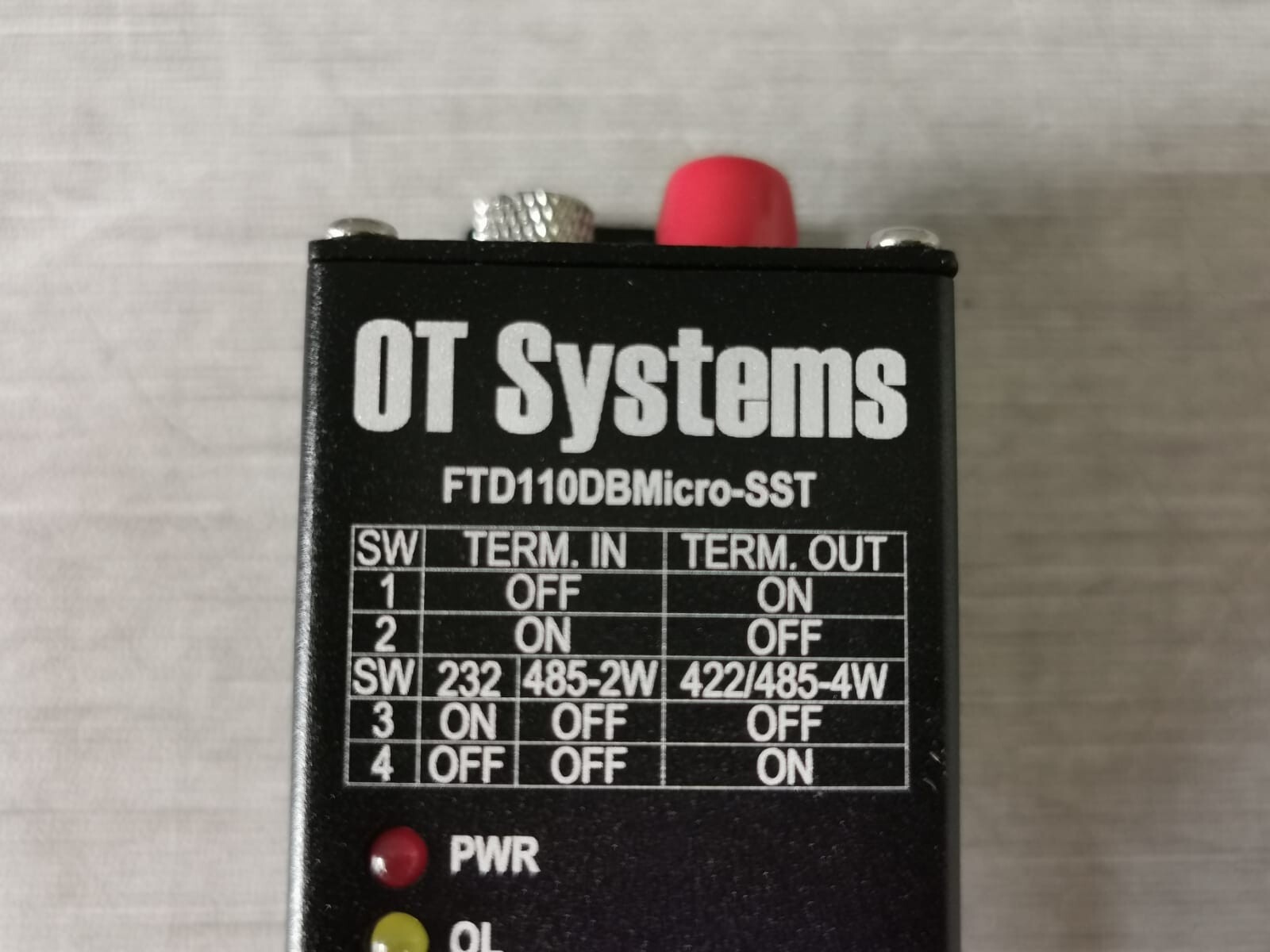 OT Systems FTD110DBMICRO-SST OT Systems FTD110DBMicro-SST Video Transmission Transducer Controller 4