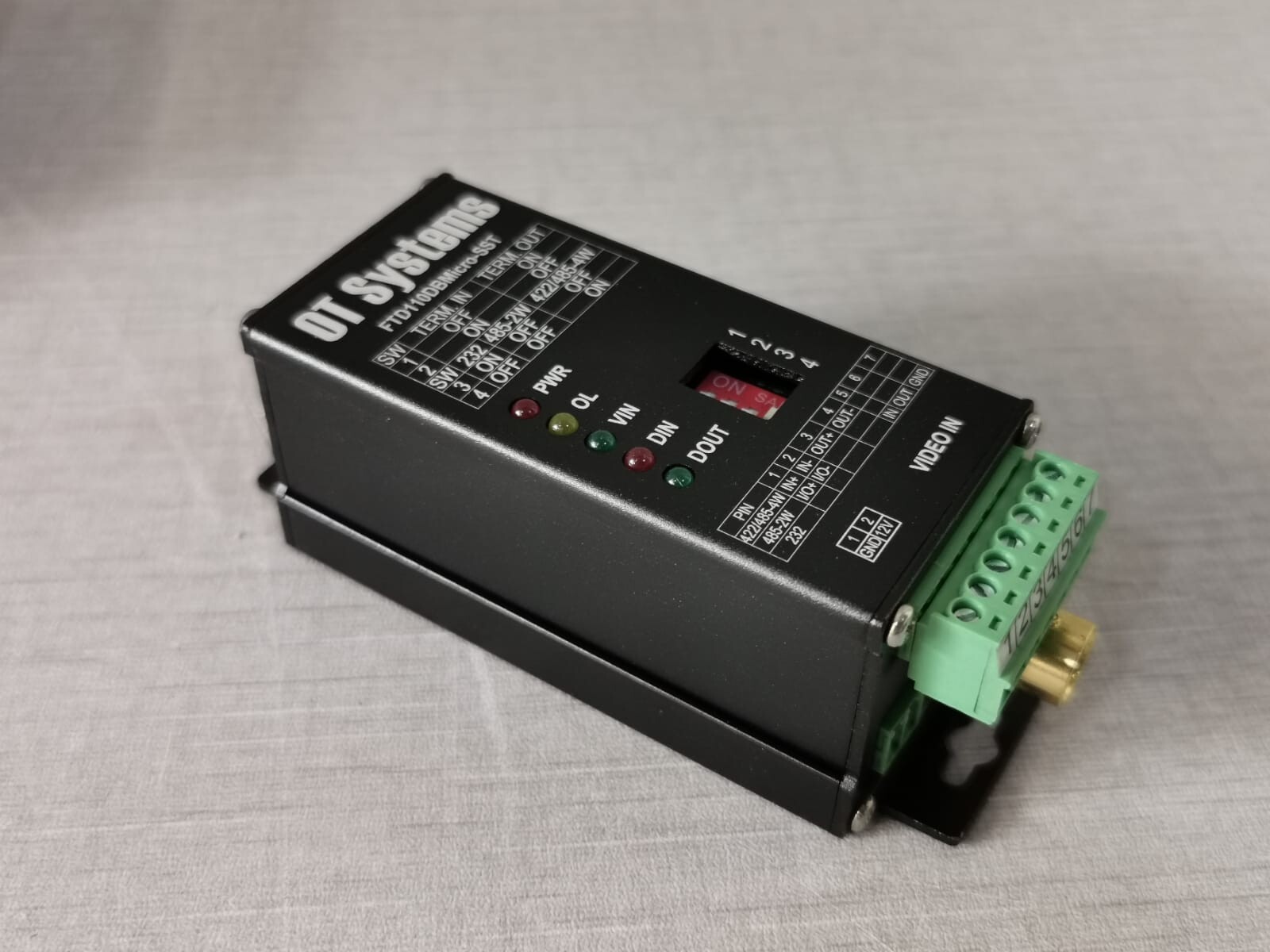 OT Systems FTD110DBMICRO-SST OT Systems FTD110DBMicro-SST Video Transmission Transducer Controller 9